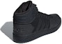 Shop adidas neo Hoops 2.0 Mid Tumbled Stripes 'Hitam Pekat' B44621