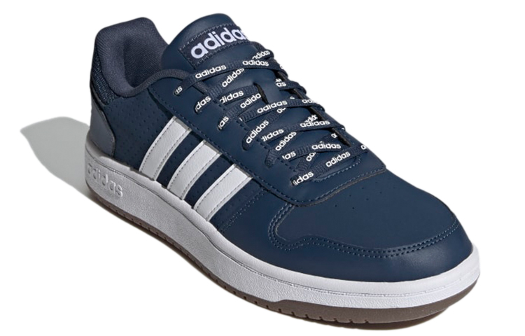 Lookbook adidas neo Hoops 2.0 復古籃球鞋 男女兩用 藍白