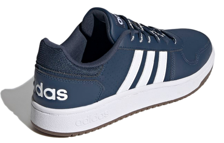 Shop adidas neo Hoops 2.0 復古籃球鞋 男女兩用 藍白