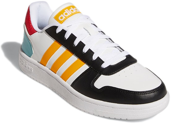 adidas neo Hoops 2.0 White/Black/Yellow GY5899 Lookbook adidas neo Hoops 2.0 White/Black/Yellow GY5899