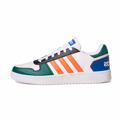 adidas neo Hoops 2.0 White/Green/Orange