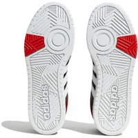 Details for adidas neo Hoops 3.0 ''Schwarz Weiß Rot'' H03778
