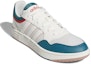 Lookbook adidas neo Hoops 3.0 舒適 耐磨 低筒 板鞋 男款 白藍