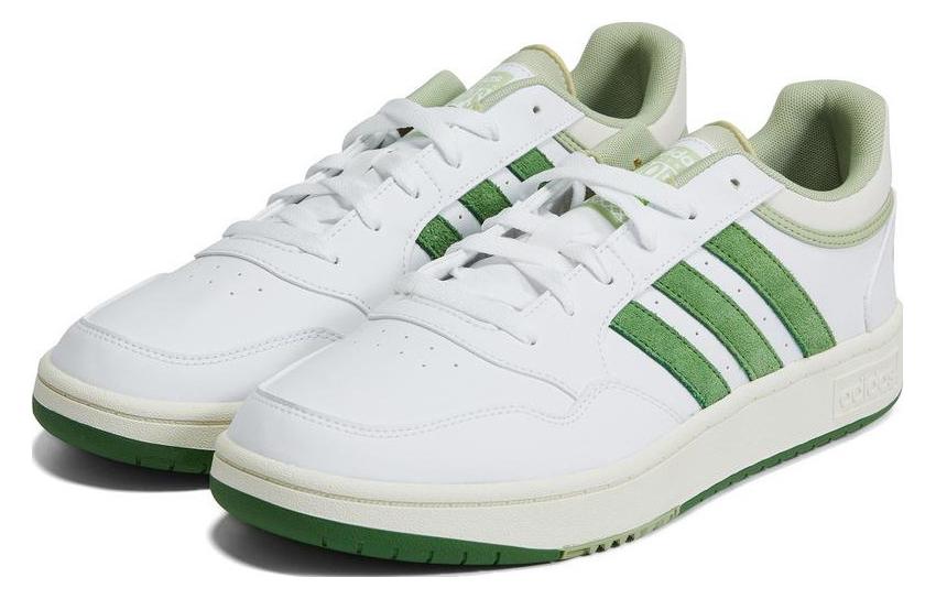 Lookbook 阿迪达斯NEO Hoops 3.0“白绿”篮球鞋 GX9773