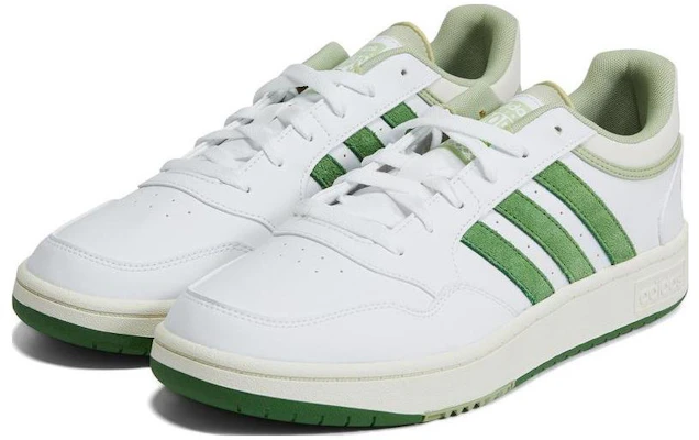 阿迪达斯NEO Hoops 3.0“白绿”篮球鞋 GX9773 Lookbook 阿迪达斯NEO Hoops 3.0“白绿”篮球鞋 GX9773