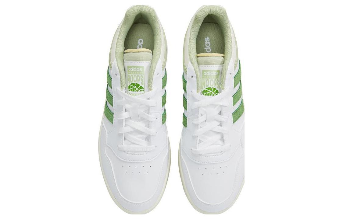 Shop 阿迪达斯NEO Hoops 3.0“白绿”篮球鞋 GX9773