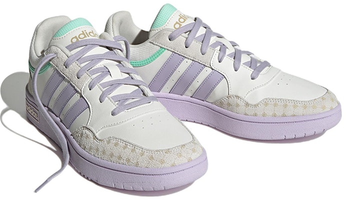 adidas neo Hoops 3.0 'Putih Hijau Ungu' IG2810 Lookbook adidas neo Hoops 3.0 'Putih Hijau Ungu' IG2810