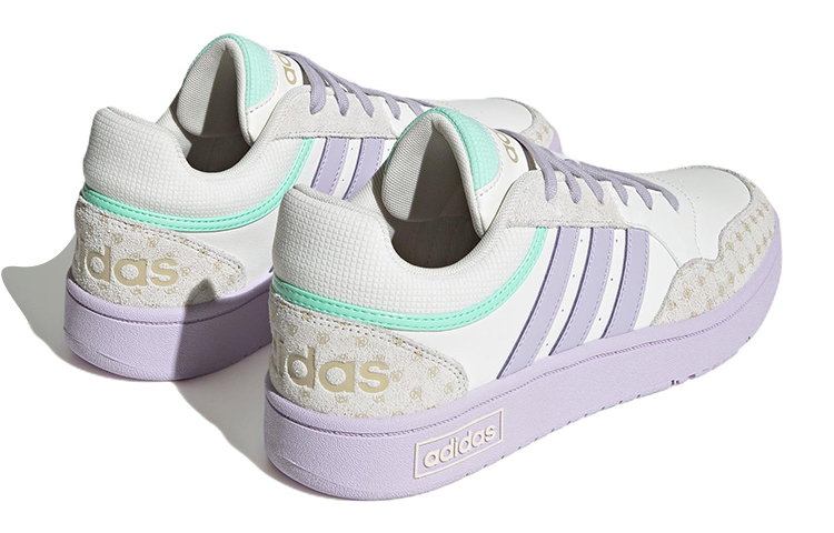 Shop adidas neo Hoops 3.0 ''Weiß Grün Lila'' IG2810