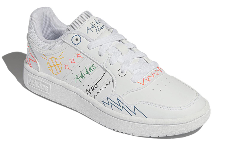 Lookbook adidas neo Hoops 3.0 Doodle 'Blanco' HP3165