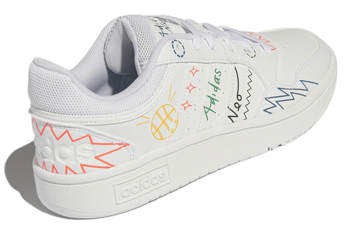 Shop adidas neo Hoops 3.0 Doodle 'Blanco' HP3165