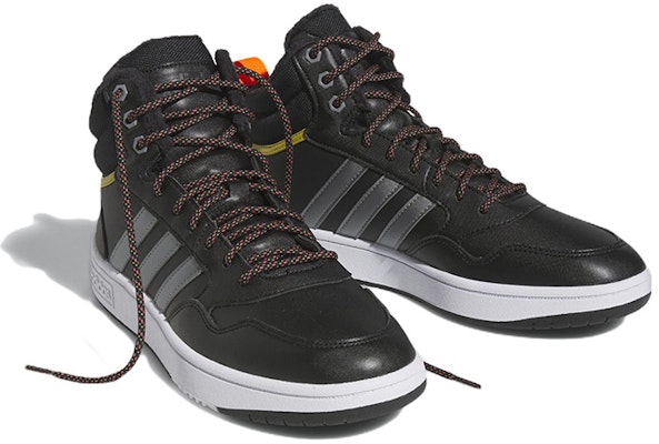 adidas neo Hoops 3.0 舒適 輕便耐磨 中幫 板鞋 黑色 Lookbook adidas neo Hoops 3.0 舒適 輕便耐磨 中幫 板鞋 黑色