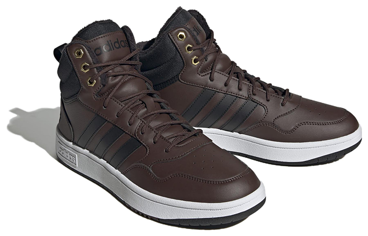 Lookbook adidas NEO Hoops 3.0 Mid 'Coklat' GZ6680