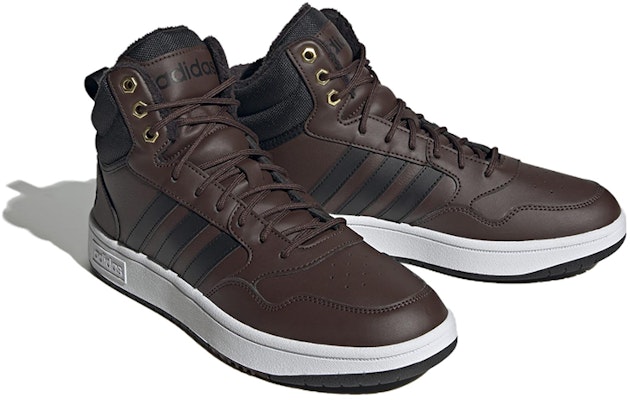 adidas NEO Hoops 3.0 Mid 'Coklat' GZ6680 Lookbook adidas NEO Hoops 3.0 Mid 'Coklat' GZ6680