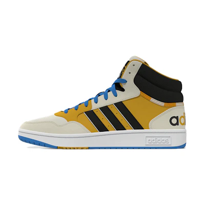 adidas neo Hoops 3.0 MID 'Creamwhite Yellow Blue'