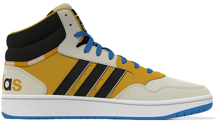 adidas neo Hoops 3.0 MID 'Creamwhite Yellow Blue' FZ6570 Order adidas neo Hoops 3.0 MID 'Creamwhite Yellow Blue' FZ6570