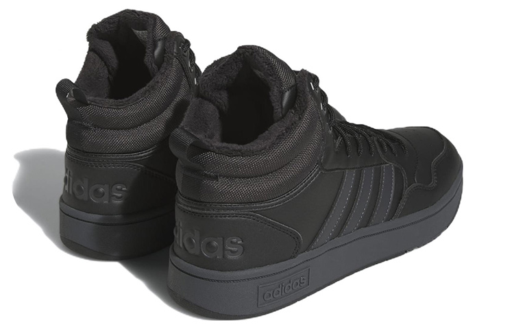 Shop adidas NEO Hoops 3.0 Mid 'Hitam Murni' GW6421