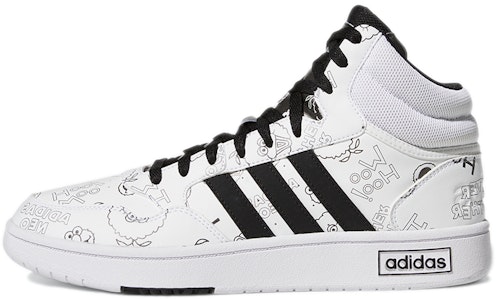 adidas neo Hoops 3.0 Mid 防滑減震 中筒 板鞋 男款 白黑 Buy adidas neo Hoops 3.0 Mid 防滑減震 中筒 板鞋 男款 白黑