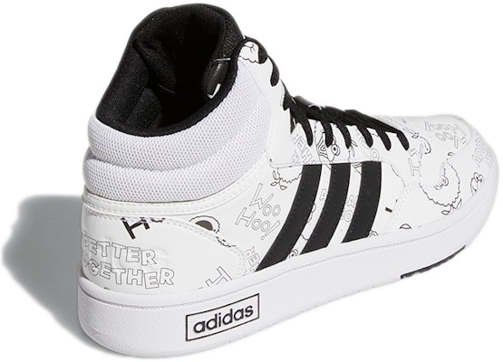 adidas neo Hoops 3.0 Mid 'Putih Hitam' GZ4859 Shop adidas neo Hoops 3.0 Mid 'Putih Hitam' GZ4859