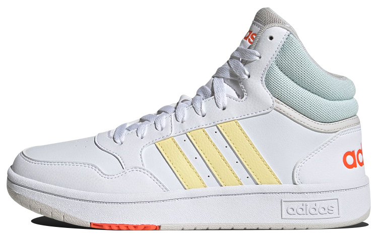adidas NEO Hoops 3.0 Mid 'White Yellow' GX6889