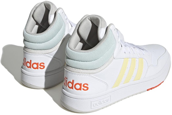 adidas neo Hoops 3.0 舒適潮流 輕便耐磨防滑 中筒 滑板鞋 白黃 Shop adidas neo Hoops 3.0 舒適潮流 輕便耐磨防滑 中筒 滑板鞋 白黃