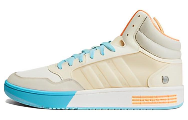 Buy Sepatu Adidas Neo Hoops 3.0 Mid 'Beige Biru' HP9946