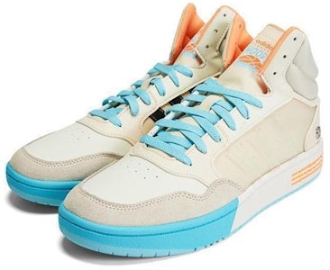 アディダス ネオ Hoops 3.0 Mid ベージュ/ブルー HP9946 Lookbook アディダス ネオ Hoops 3.0 Mid ベージュ/ブルー HP9946