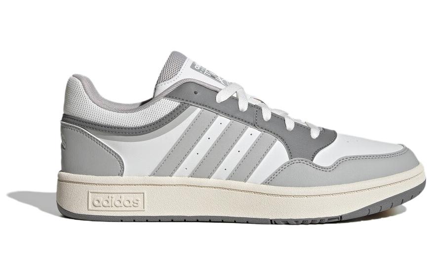 Order adidas neo Hoops 3.0 舒適 緩震耐磨 低筒 籃球鞋 男女款 白灰色