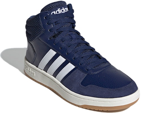 adidas neo Hoops Mid 2.0 'Biru Putih' EE7384 Lookbook adidas neo Hoops Mid 2.0 'Biru Putih' EE7384