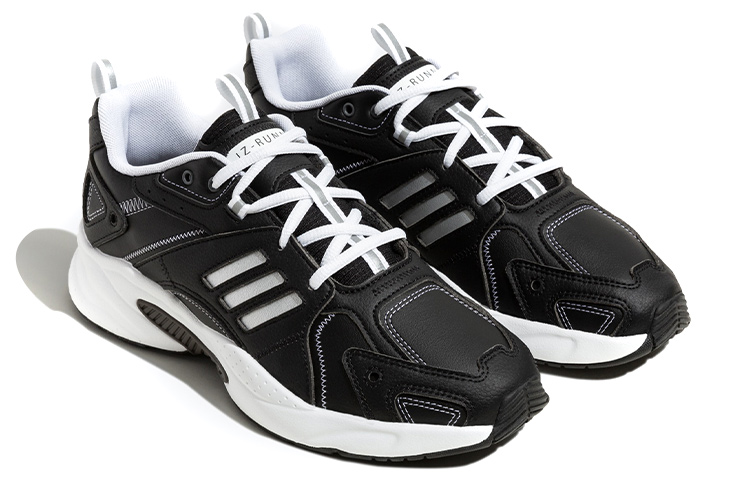 Lookbook adidas neo JZ Runner 潮流 輕便耐磨防滑 低筒 運動休閒鞋 男女同款 黑白