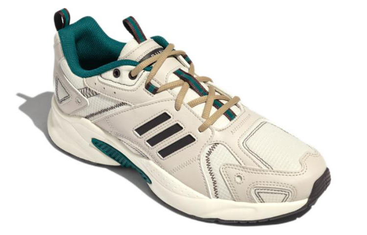 Lookbook adidas neo JZ Runner 低筒 運動休閒鞋 男女款 米灰色