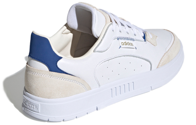 Shop adidas neo Kollide 低筒 板鞋 男款 粗糙白藍