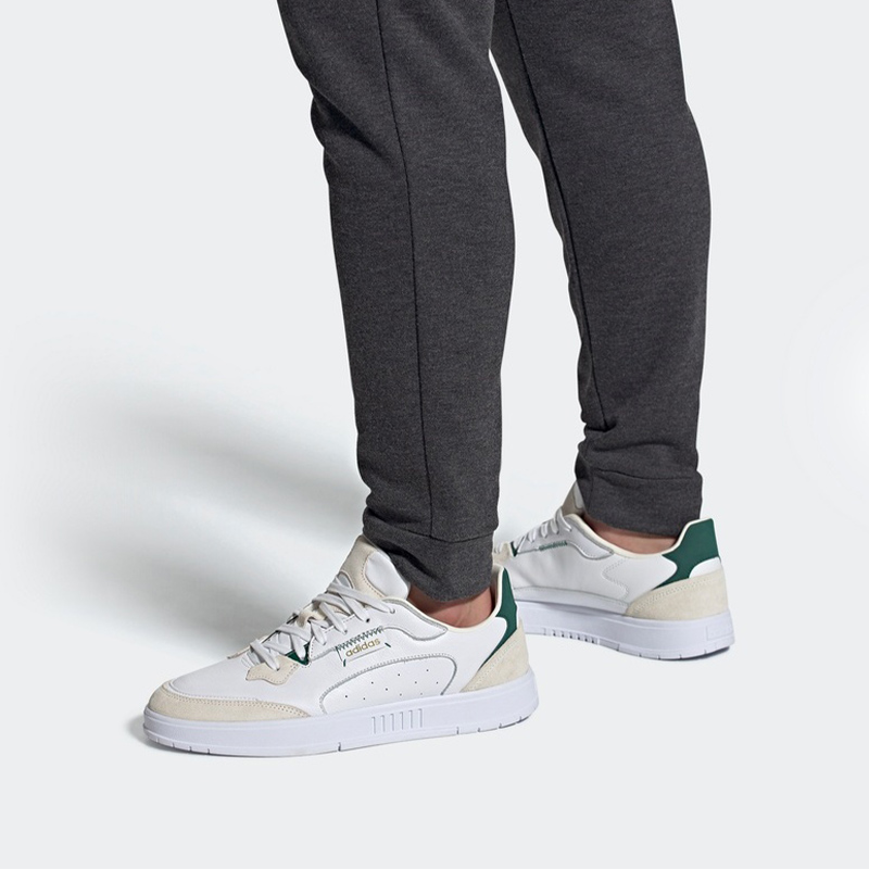 Sizing adidas neo Kollide 低筒 板鞋 男款 米白綠
