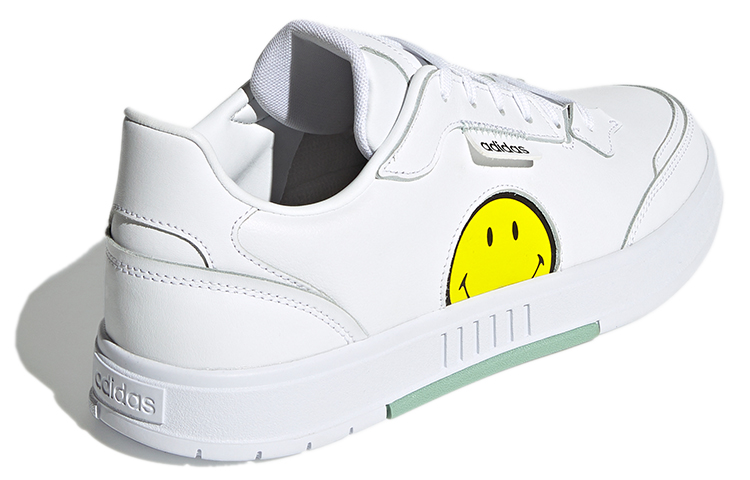 Shop adidas neo Kollide 耐磨防滑 低筒 滑板鞋 男款 白黃色