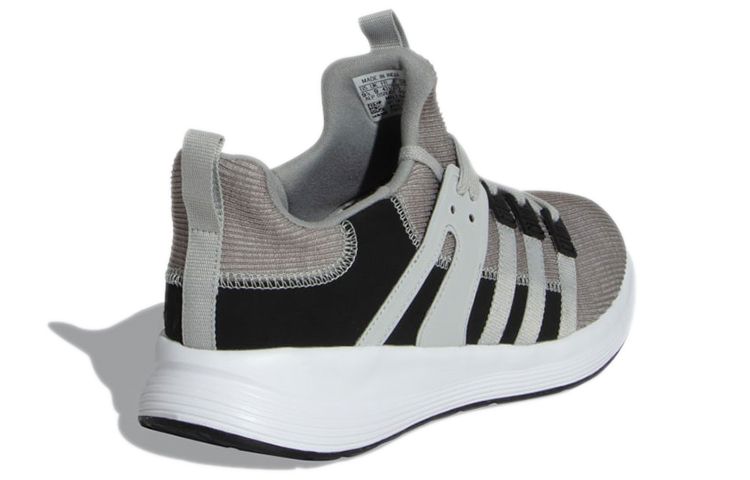 Shop adidas neo Librae 透氣減震輕便 低筒休閒跑步鞋 灰黑