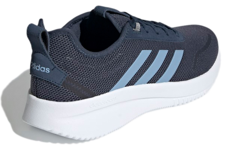 Shop adidas neo Lite Racer Rebold 舒適 耐磨 低筒 跑步鞋 男款 藍白