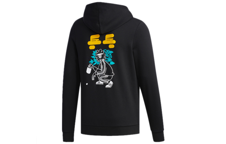 adidas Neo M Radio W HDY Black Casual Sports Pullover Hoodie FU3587
