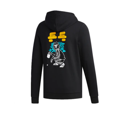adidas Neo M Radio W HDY Black Casual Sports Pullover Hoodie FU3587