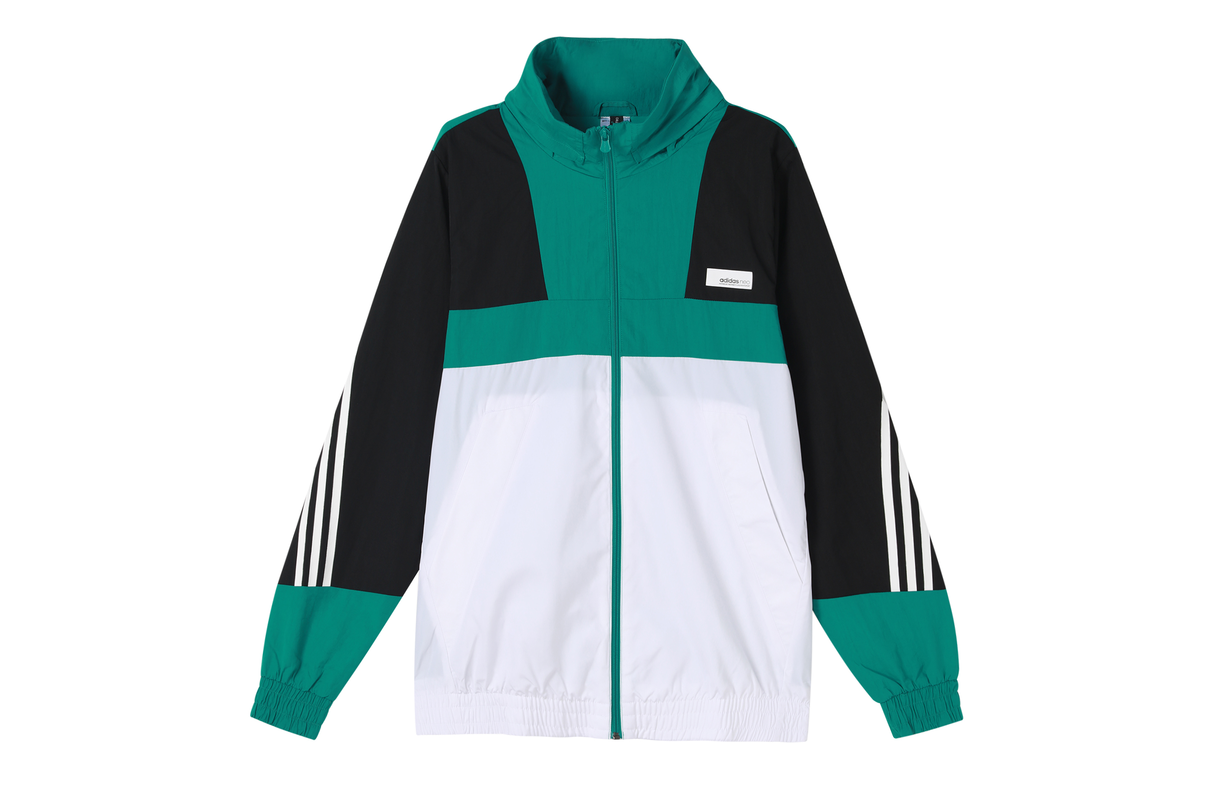 Order adidas Neo 綠白拼色運動外套 GE5499