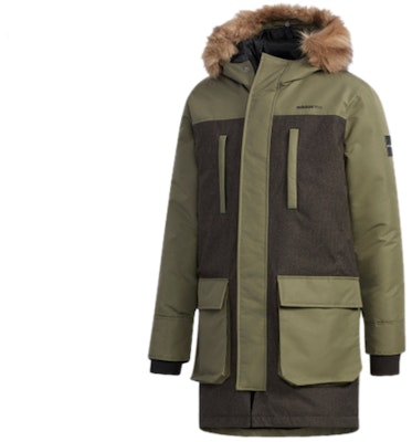 adidas Neo M STRT Winter Down Parka Jacket Khaki Brown EI4396 Buy adidas Neo M STRT Winter Down Parka Jacket Khaki Brown EI4396