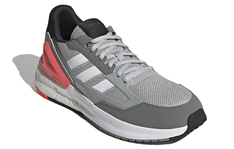 Lookbook adidas neo Nebzed Super Boost 舒適運動休閒鞋 灰粉