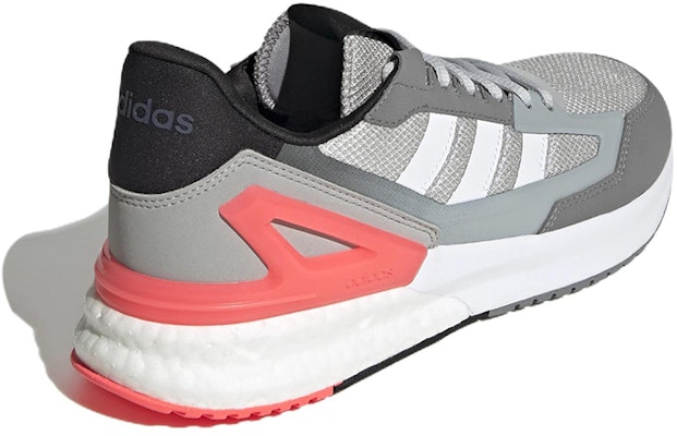 adidas neo Nebzed Super Boost 舒適運動休閒鞋 灰粉 Shop adidas neo Nebzed Super Boost 舒適運動休閒鞋 灰粉
