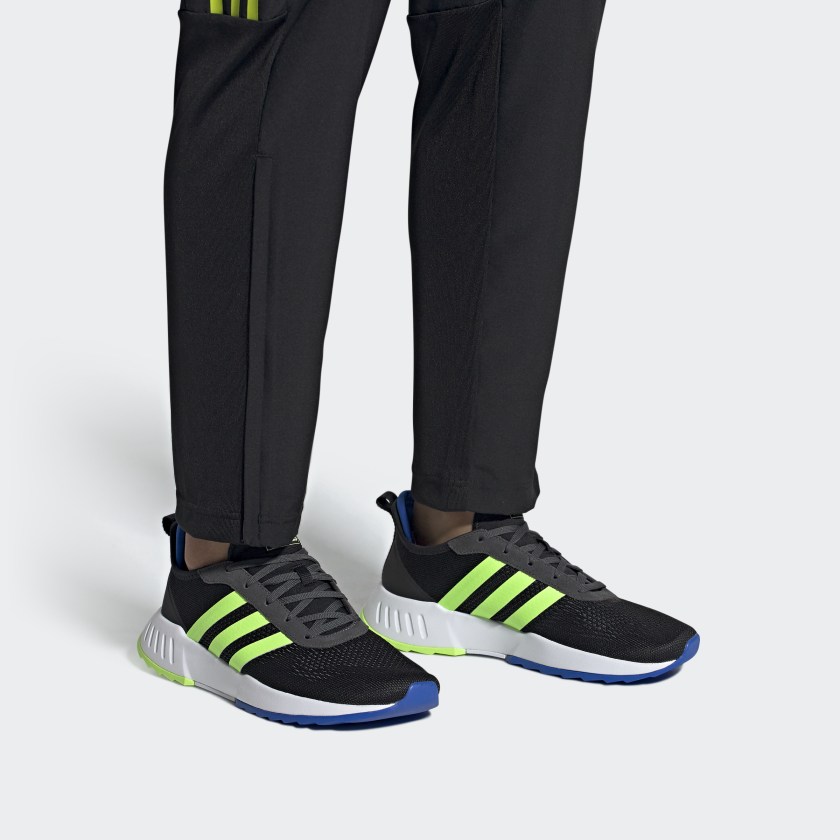 Sizing adidas neo Phosphere 'Hitam Biru Hijau' EH2291