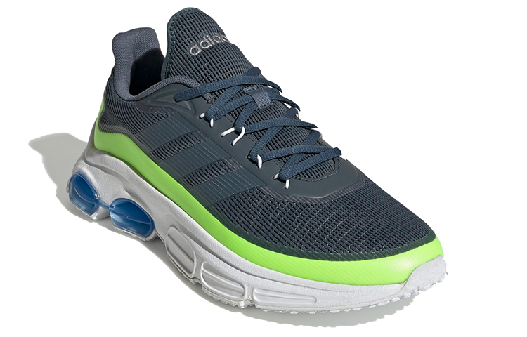 Lookbook 阿迪达斯NEO Quadcube蓝/绿色 EH2537