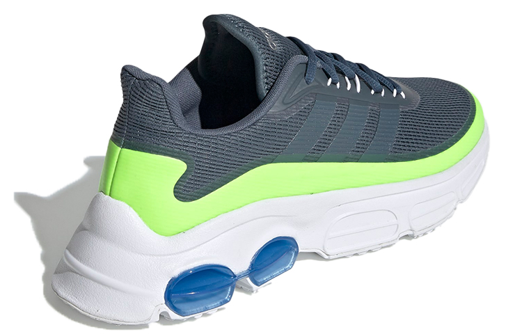 Shop 阿迪达斯NEO Quadcube蓝/绿色 EH2537