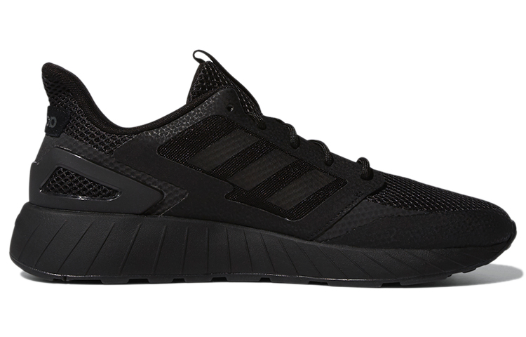 Order adidas neo Questarstrike Climacool 黑色透氣跑鞋