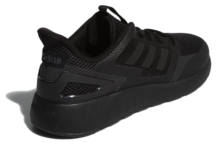 Shop adidas neo Questarstrike Climacool 黑色透氣跑鞋