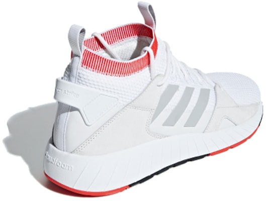 阿迪达斯neo Questarstrike 中帮‘白红灰’ G25775 Shop 阿迪达斯neo Questarstrike 中帮‘白红灰’ G25775