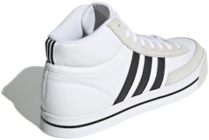 adidas neo Retrovulc Mid 場下休閒 中筒 復古籃球鞋 男款 白灰 Shop adidas neo Retrovulc Mid 場下休閒 中筒 復古籃球鞋 男款 白灰