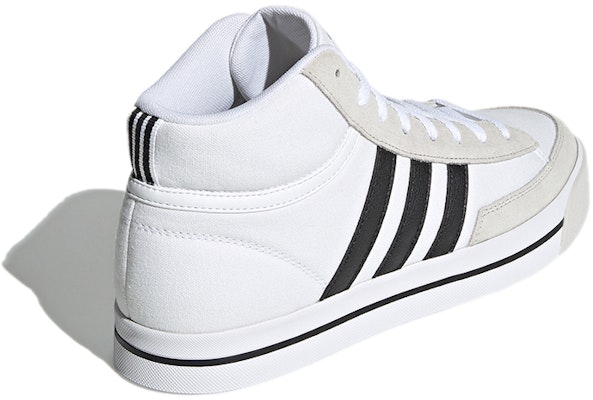 adidas neo Retrovulc Mid 'White Gray Black' H02211 Shop adidas neo Retrovulc Mid 'White Gray Black' H02211