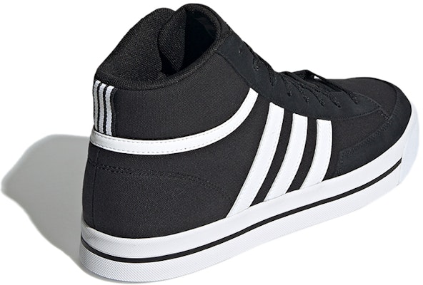 adidas neo Retrovulc Mid 休閒 耐磨減震防滑 中筒 復古籃球鞋 男款 黑白 Shop adidas neo Retrovulc Mid 休閒 耐磨減震防滑 中筒 復古籃球鞋 男款 黑白